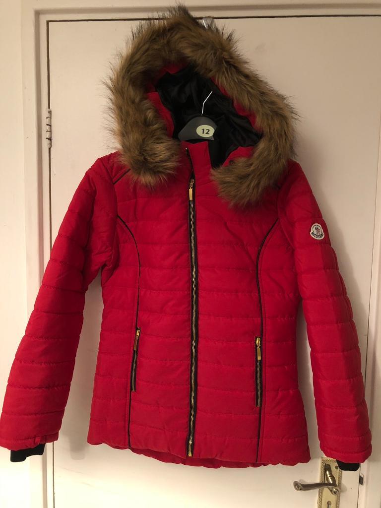 red moncler jacket womens